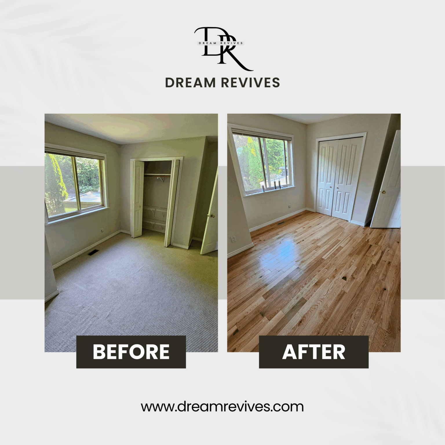Hardwood flooring installation in North Vancouver living room renovation