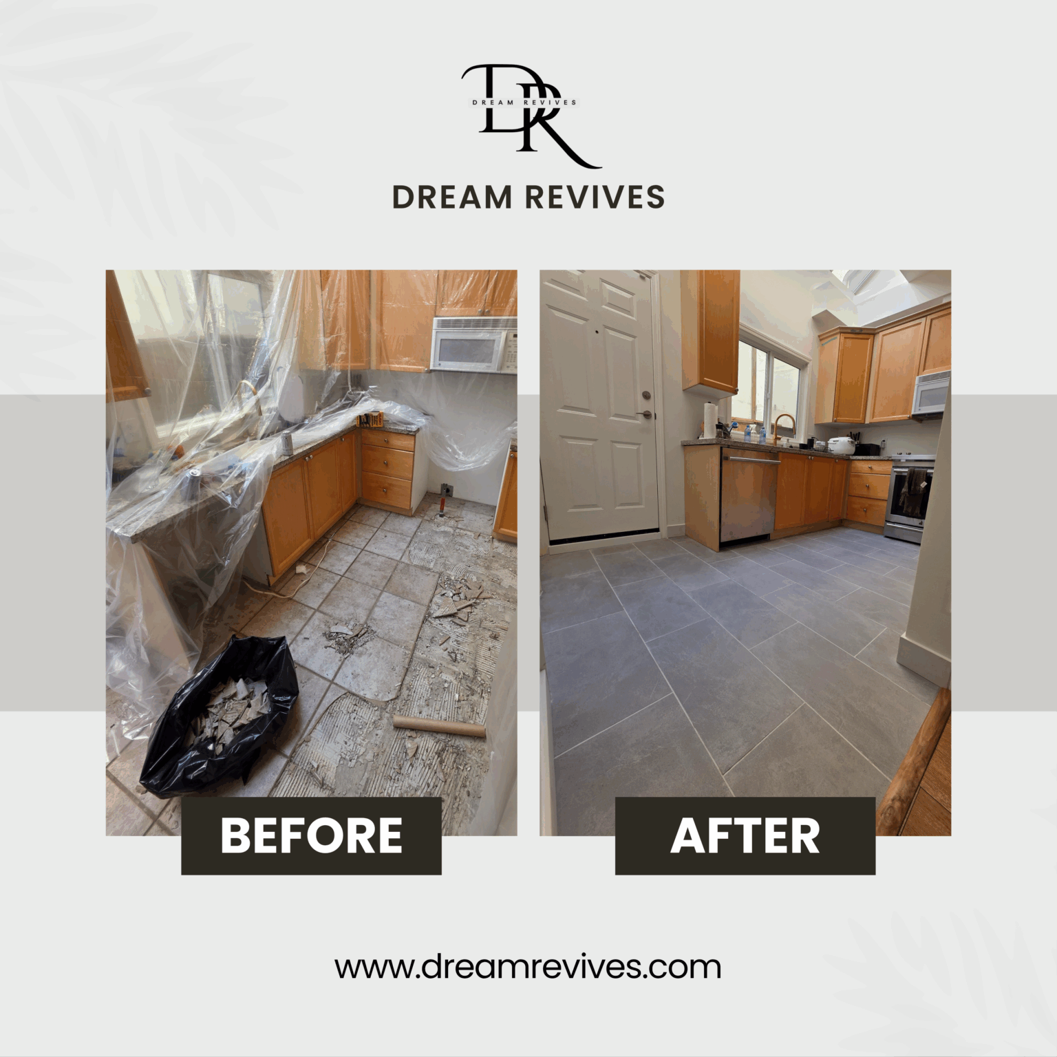 Tile Work Installation- North Vancouver- Dream-Revives